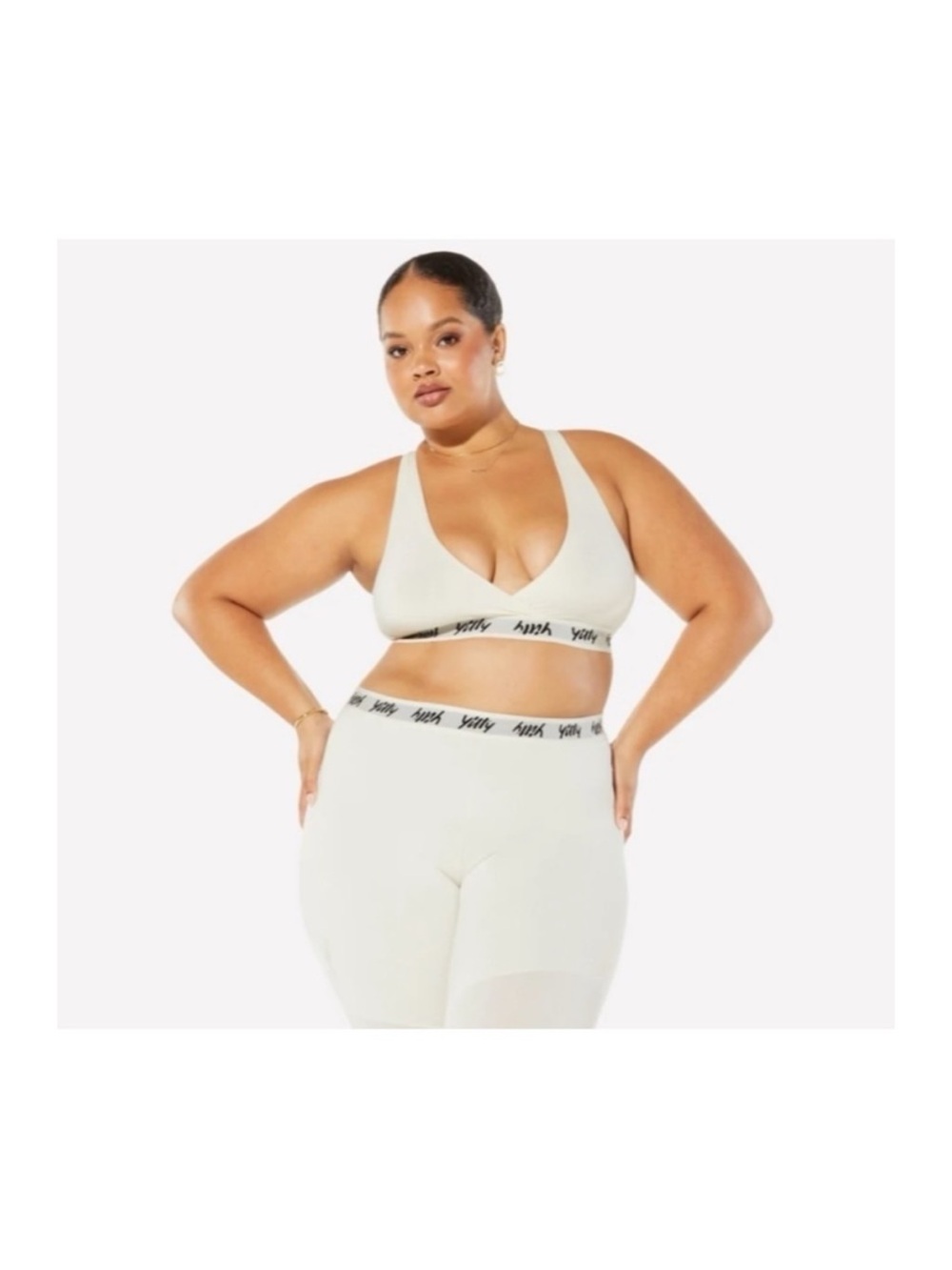 Yitty Major Label Smooothing Cross front bralette Brown Sugar 3X NWT